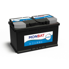 Monbat AGM Start Stop 12V 80Ah 840A Jobb+ Akkumulátor autó akkumulátor