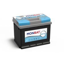 Monbat EFB Start Stop 12V 60Ah 560A Jobb+ Akkumulátor autó akkumulátor
