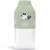 MonBento Positive S Green Racoon, 330 ml, zöld