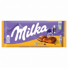 Mondelez Hungária Kft. Milka alpesi tej felhasználásával készült tejcsokoládé karamellás töltelékkel 100 g csokoládé és édesség