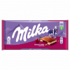 Mondelez Hungária Kft. Milka alpesi tejcsokoládé meggyízű tejes krémtöltelékkel és meggyes gyümölcskrémmel 100 g