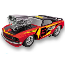 Mondo Toys Hot Wheells Turbo Tuning Classic Monster hátrahúzós kisautó 28 cm autópálya és játékautó