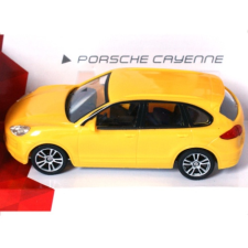 Mondo Toys Super Fast Road: Porsche Cayenne sárga fém autómodell 1/43 autópálya és játékautó
