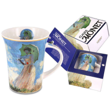  Monet porcelán bögre díszdobozban - Nő esernyővel bögrék, csészék