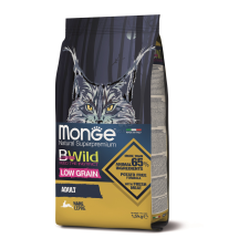 Monge BWild Low Grain Adult száraz macskatáp - vadnyúl 1,5 kg macskaeledel