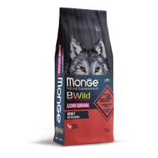Monge BWild Low Grain All Breeds Adult száraz kutyatáp - szarvas 12 kg kutyaeledel