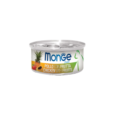 Monge Cat Fruits Gyümölcsös Macskaeledel (Csirke és Gyümölcsök) – 80 g macskaeledel