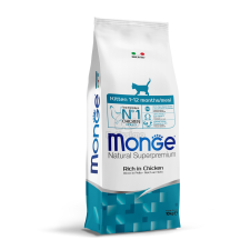 Monge Cat Rich in Chicken Kitten - csirke 10 kg macskaeledel