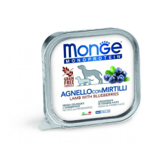 Monge Dog 150g MONOPROTEIN Fruits Paté bárány-áfonya kutyaeledel