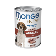 Monge Dog Fresh Chunks in Loaf Adult Kutyakonzerv (Bárány) – 400 g kutyaeledel