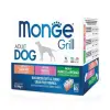 Monge Dog Grill Multibox Adult lazac - sertés - bárány/zöldség 12x100g