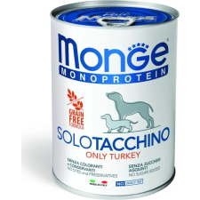 Monge Dog MONOPROTEIN Paté 100% pulyka 400 g kutyaeledel