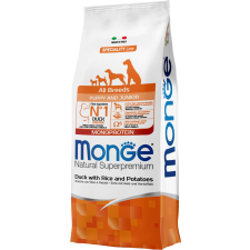 Monge Dog Puppy &amp; Junior Monoprotein Duck with Rice &amp; Potatoes 15kg kutyaeledel