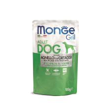 Monge Grill Dog Adult - bárány, zöldségek 100 g kutyaeledel