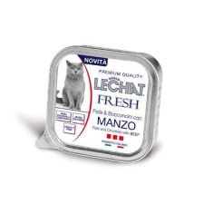  MONGE LECHAT FRESH Pate és darabkák, marhahús 100g felnőtt macskák számára macskaeledel