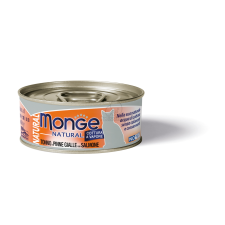  Monge Natural macskakonzerv - tonhal lazaccal 80 g macskaeledel