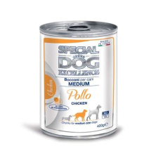MONGE SPECIAL DOG EXCELLENCE MEDIUM ADULT csirke darabkák 400g konzerv kutyaeledel