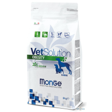 Monge VetSolution Dog 2kg Obesity testsúly csökkentésre kutyaeledel