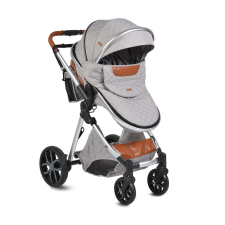 MONI Alma 2in1 Babakocsi - Sport és Mózeskosár - Szürke, 0-15 kg babakocsi