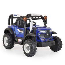 Moni Bo harvest traktor, elektromos, 2motoros kék elektromos járgány