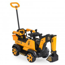 Moni BUMBLEBEE ráülős akkus vezethető kotrógép 50kg-ig SÁRGA/FEKETE autópálya és játékautó