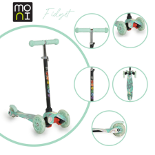 Moni Moni Fidget 3 kerekű roller - Menta roller