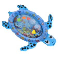Moni Moni Toys Vízzel tölthető interaktív játszószőnyeg - Teknős alakú - Kék - Halacskák játszószőnyeg