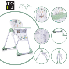Moni Muffin multifunkciós etetőszék - Menta etetőszék