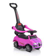 Moni RIDER Beülős autó tolókarral PINK lábbal hajtható járgány