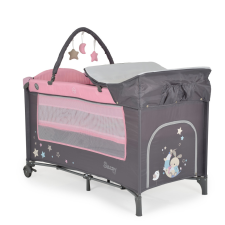 Moni Sleepy összecsukható utazóágy - Pink utazóágy