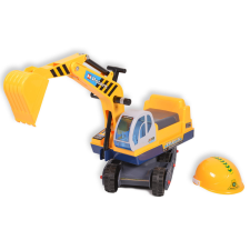 Moni Toys Excavator ráülős kanalas munkagép sisakkal - Sárga kreatív és készségfejlesztő
