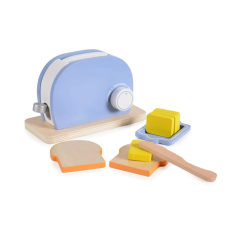 Moni toys fajáték fa toast sütő MBN-109204 konyhakészlet