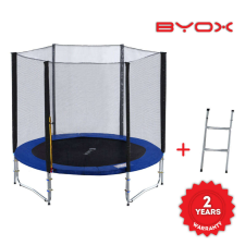 Moni Trambulin 8 közepes 244cm kék trambulin szett
