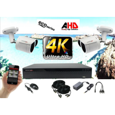  Monitorrs Security - 4k AHD kamerarendszer 2 kamerával 8 Mpix WT - 6035K2 megfigyelő kamera
