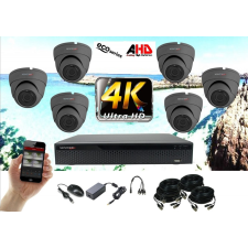 Monitorrs Security - 4k AHD kamerarendszer 6 kamerával 8 Mpix GD - 6038K6 megfigyelő kamera