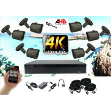 Monitorrs Security - 4k AHD kamerarendszer 6 kamerával 8 Mpix GT - 6036K6 megfigyelő kamera