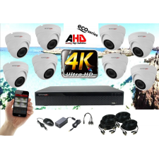 Monitorrs Security - 4k AHD kamerarendszer 8 kamerával 8 Mpix WD - 6037K8 megfigyelő kamera