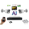  Monitorrs Security - 4K AI IP kamerarendszer 2 kamerával 8 Mpix WT - 6378K2