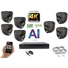  Monitorrs Security - 4K AI IP kamerarendszer 7 kamerával 8 Mpix GD - 6377K7 megfigyelő kamera