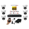  Monitorrs Security - AHD dóm kamerarendszer 6 kamerával 2 Mpix - 6196K6