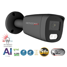 Monitorrs Security - AI Hybrid Light IP kamera 5 Mpix Gtube - 6144 megfigyelő kamera