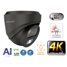  Monitorrs Security - AI Hybrid Light IP kamera 8 Mpix GDome - 6482 megfigyelő kamera