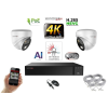  Monitorrs Security - AI Hybrid Light IP kamerarendszer 2 kamerával 8 Mpix WD - 6481k2