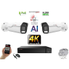  Monitorrs Security - AI Hybrid Light IP Park kamerarendszer 2 kamerával 8 Mpix - 6070k2