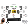 Monitorrs Security - Hybrid Light IP kamerarendszer 6 kamerával 2 Mpix WT - 6213K6