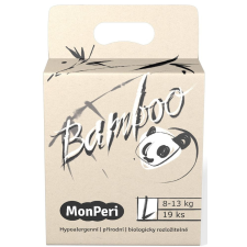 MonPeri Bamboo L, 8-13 kg (19 db) pelenka