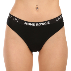 Mons Royale női alsók  Fekete merinó (100786-1169-001) L