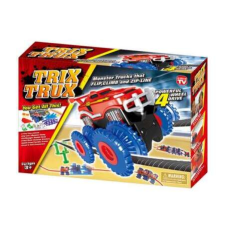 MONSTER Trix Trux Monster Trucks trükkös autópálya két autóval autópálya és játékautó
