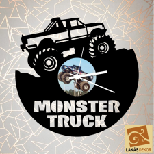  Monster Truck sziluett óra 2 falióra