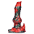 MONSTERED Akorix – prémium fekete-piros dildó 17 x 6 cm